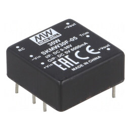 Convertor DC/DC 30W 9-36V la 5V 6000mA THT | Electronic-mag.ro | Componente Electronice