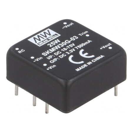 Convertor DC/DC 30W 18-75V la 3.3V 7500mA | Electronic-mag.ro | Componente Electronice