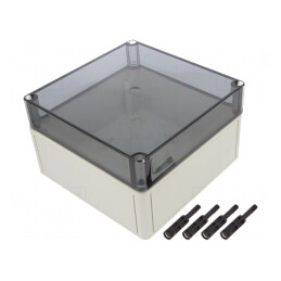 Carcasă Universală Polistiren 180mm x 182mm x 110mm | Electronic-mag.ro | Componente Electronice