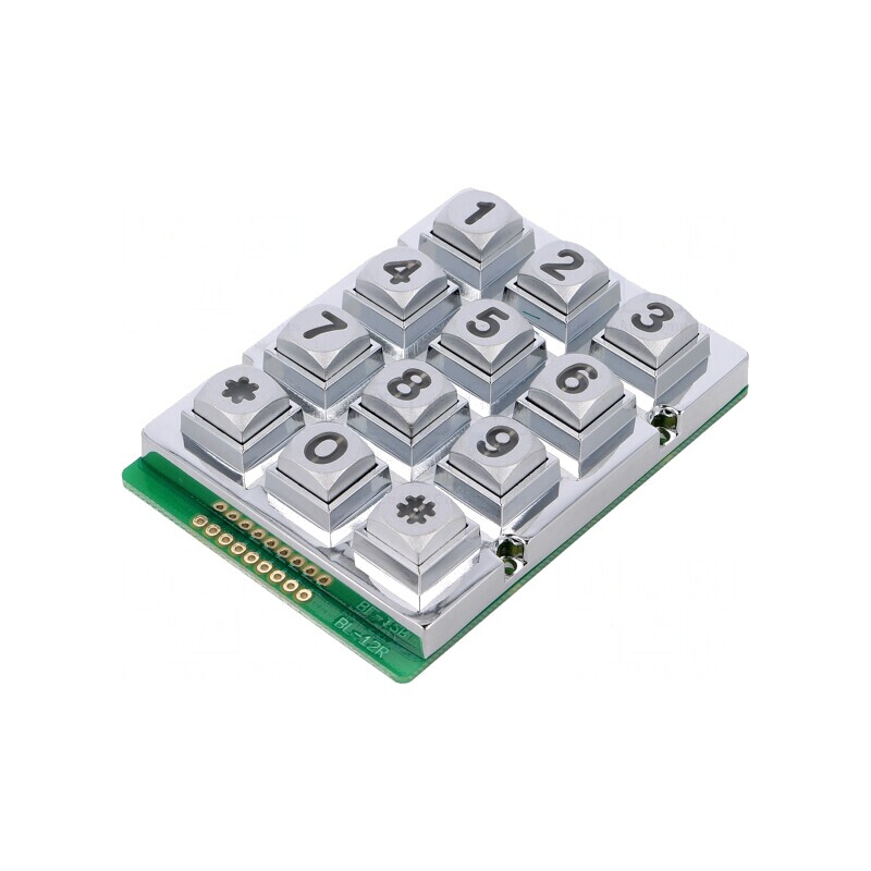 Tastatură Metalică 12 Butoane cu LED | Electronic-mag.ro | Componente Electronice Tastatură Metalică 12 Butoane cu LED | Electronic-mag.ro | Componente Electronice