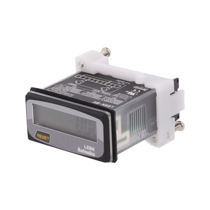 Contor Electronic LCD Timp Consum 0-999999.9h LE8N-BV | Electronic-mag.ro | Componente Electronice