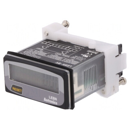Contor Electronic LCD Timp Consum 0-999999.9h LE8N-BV | Electronic-mag.ro | Componente Electronice