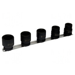 Set Chei Tubulare cu Impact 1/2" 5 Buc. | Electronic-mag.ro | Componente Electronice