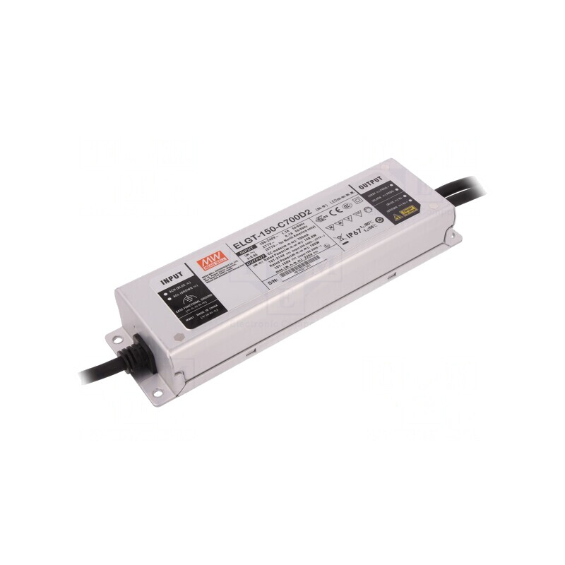 Alimentator LED 150W 700mA IP67 | Electronic-mag.ro | Componente Electronice Alimentator LED 150W 700mA IP67 | Electronic-mag.ro | Componente Electronice