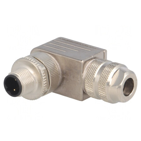 Mufă M12 PIN 2 tată Profibus pe cablu IP67 4A | Electronic-mag.ro | Componente Electronice