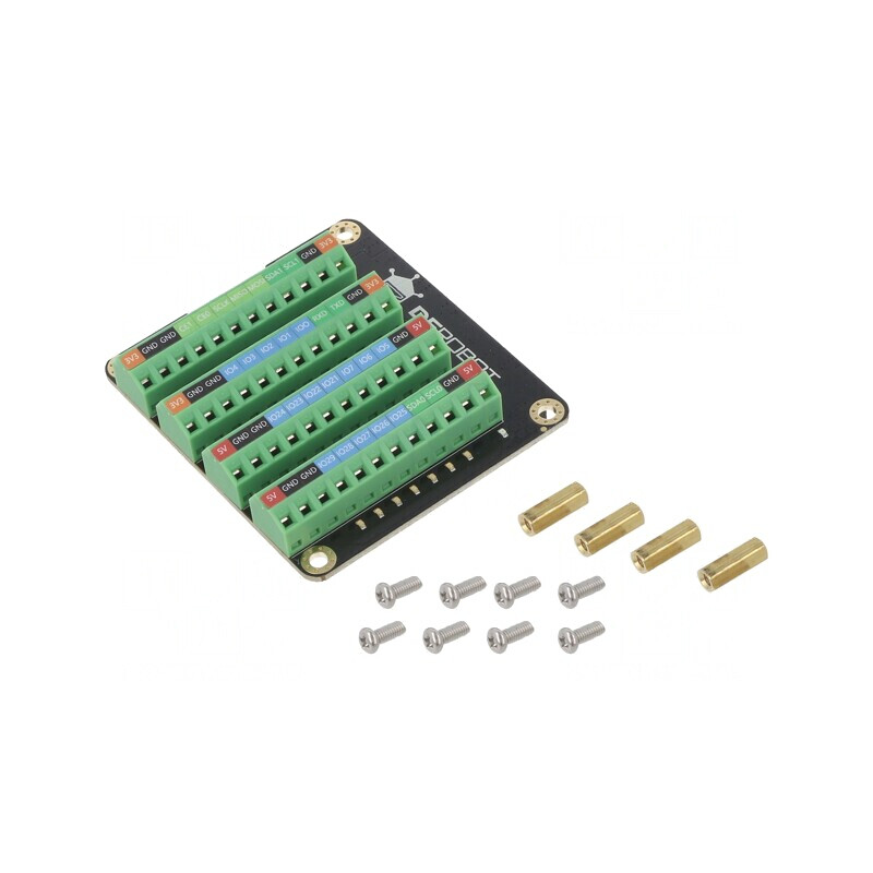 Modul Extensie Conectori 7-24VDC 65x56.5mm 26-16AWG DFR0918 | Electronic-mag.ro | Componente Electronice