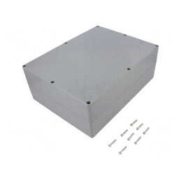 Carcasă Universală ABS Gri Deschis 230x300x111mm | Electronic-mag.ro | Componente Electronice