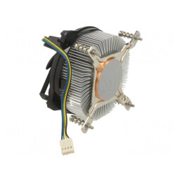 Radiator Extrudat 12VDC Aluminiu Cupru 69.5m3/h 63.2mm | Electronic-mag.ro | Componente Electronice