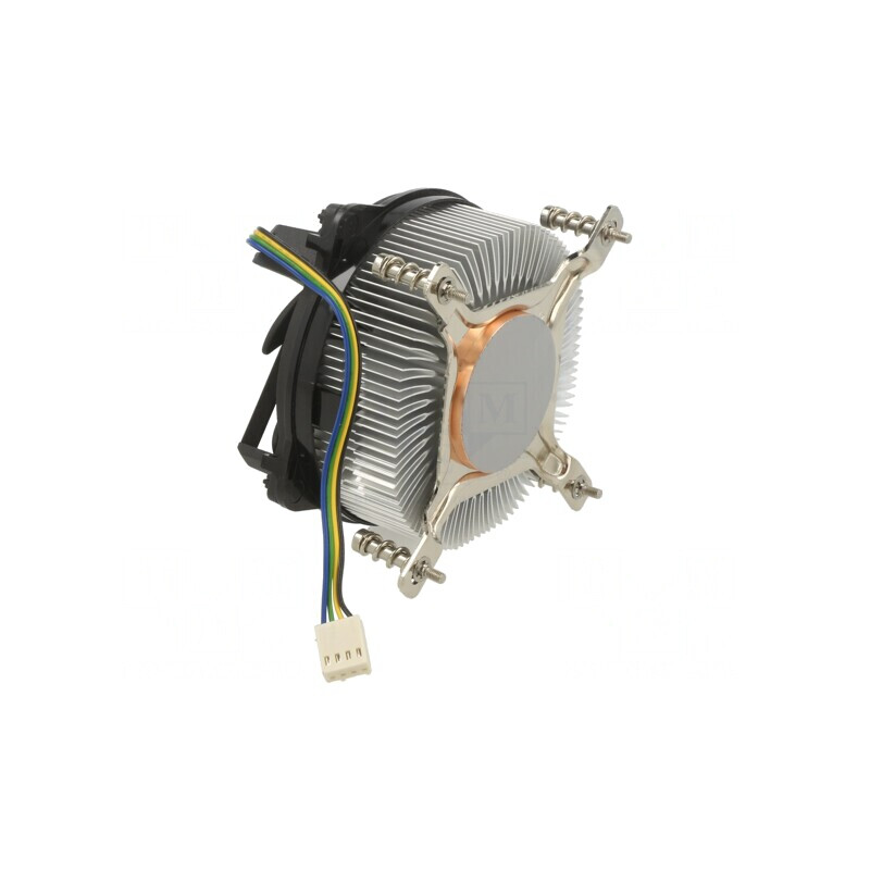 Radiator Extrudat 12VDC Aluminiu Cupru 69.5m3/h 63.2mm | Electronic-mag.ro | Componente Electronice
