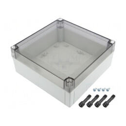 Carcasă Universală Policarbonat 180x180x75 mm | Electronic-mag.ro | Componente Electronice