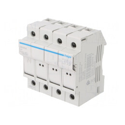 Separator cu Fuzibil 25A 400V 4 Poli pentru Șină DIN | Electronic-mag.ro | Componente Electronice
