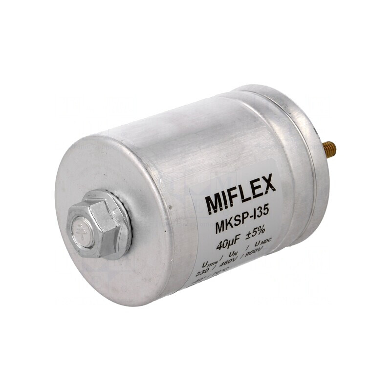 Condensator Polipropilenă 40uF cu Șuruburi M6 | Electronic-mag.ro | Componente Electronice