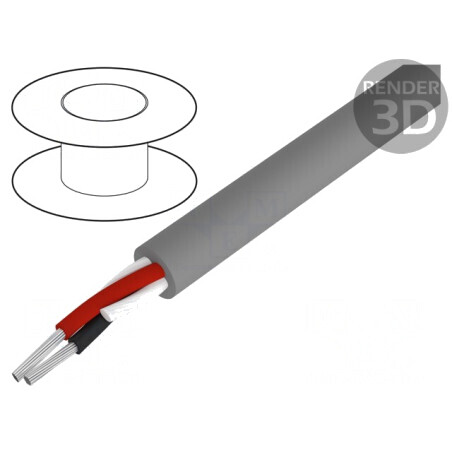 Cablu Alpha Essential neecranat 2x18AWG 30,5m Cu 300V | Electronic-mag.ro | Componente Electronice