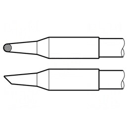 Vârf trunchi de con 2mm Longlife C245102 | Electronic-mag.ro | Componente Electronice
