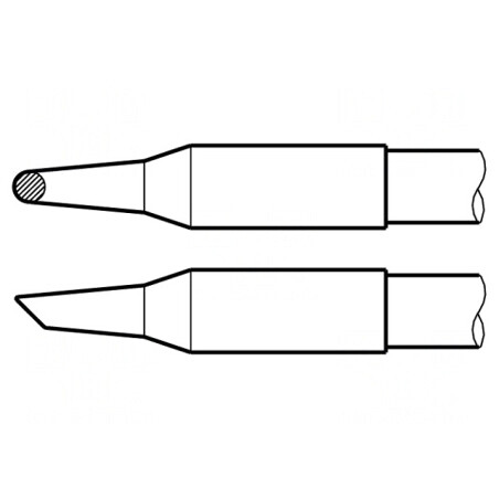 Vârf trunchi de con 2mm Longlife C245102 | Electronic-mag.ro | Componente Electronice