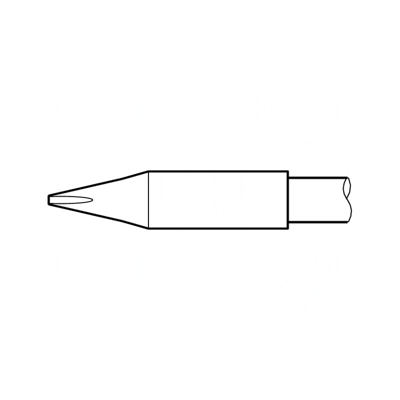 Vârf Șurubelniță Longlife 0,8x0,6mm | Electronic-mag.ro | Componente Electronice