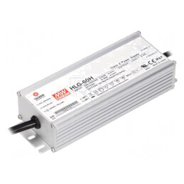 Alimentator LED 60W 15V 4A HLG-60H-15 | Electronic-mag.ro | Componente Electronice