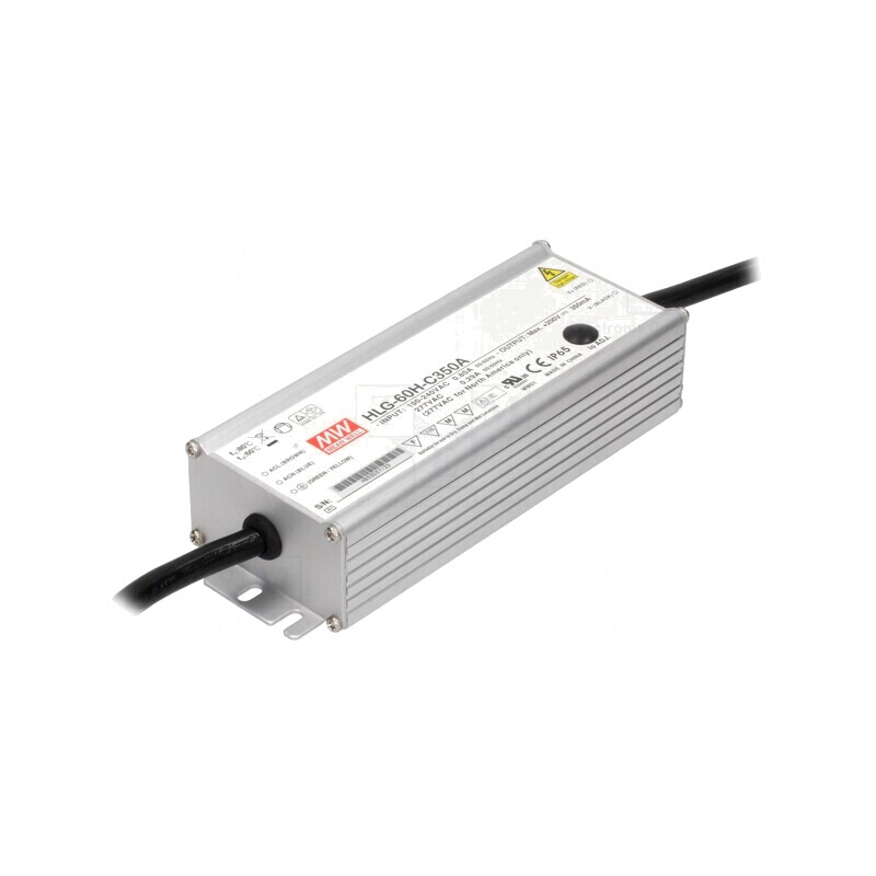 Alimentator LED 70W 210-350mA IP65 HLG-60H-C350A | Electronic-mag.ro | Componente Electronice Alimentator LED 70W 210-350mA IP65 HLG-60H-C350A | Electronic-mag.ro | Componente Electronice