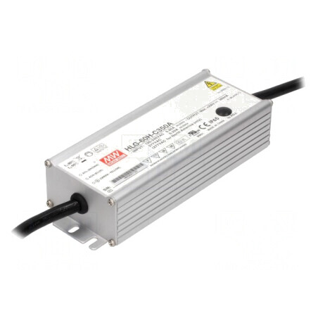 Alimentator LED 70W 210-350mA IP65 HLG-60H-C350A | Electronic-mag.ro | Componente Electronice