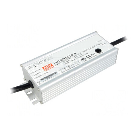 Alimentator LED 70W 90-305VAC HLG-60H-C700A | Electronic-mag.ro | Componente Electronice