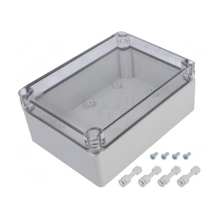 Carcasă Universală Policarbonat 125x175x75mm Transparentă | Electronic-mag.ro | Componente Electronice
