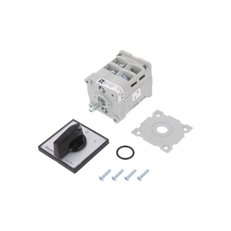 Comutator cu came 63A 0-1 pentru încastrare 3 poli | Electronic-mag.ro | Componente Electronice