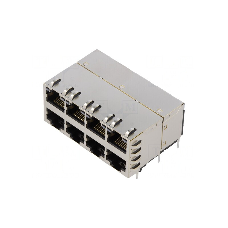 Soclu RJ45 Ecranat cu LED 8p8c THT | Electronic-mag.ro | Componente Electronice Soclu RJ45 Ecranat cu LED 8p8c THT | Electronic-mag.ro | Componente Electronice