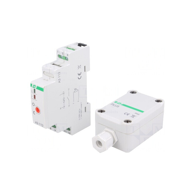 Întrerupător Crepuscular DIN 230VAC IP65 | Electronic-mag.ro | Componente Electronice