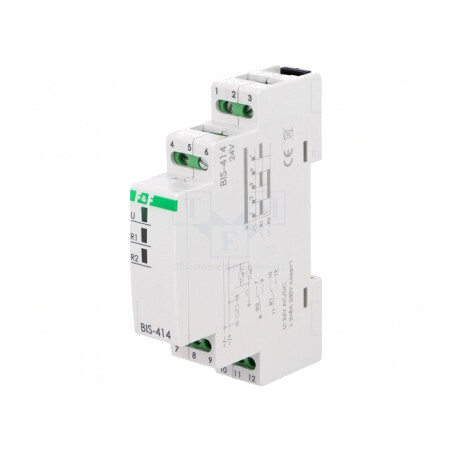 Releu Bistabil de Impulsuri DPDT 8A IP20 24V AC/DC | Electronic-mag.ro | Componente Electronice