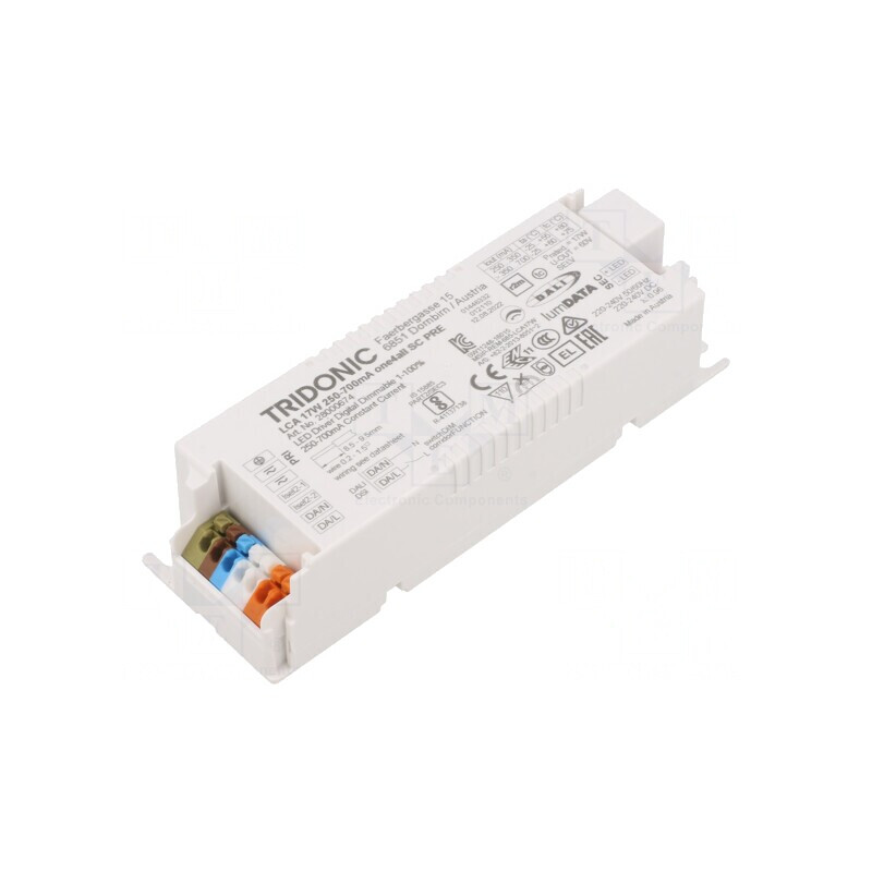 Alimentator LED 17W 250-700mA 15-50VDC | Electronic-mag.ro | Componente Electronice