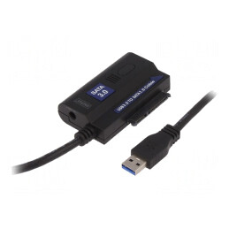 Adaptor USB pentru SATA | 1,2m | SATA I,SATA II,SATA III,USB 3.0 | DA-70326