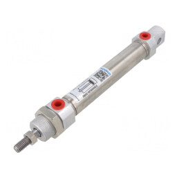 Cilindru pneumatic rotund | Diam.piston: 20mm | Pas piston: 80mm | FDNM020.0080