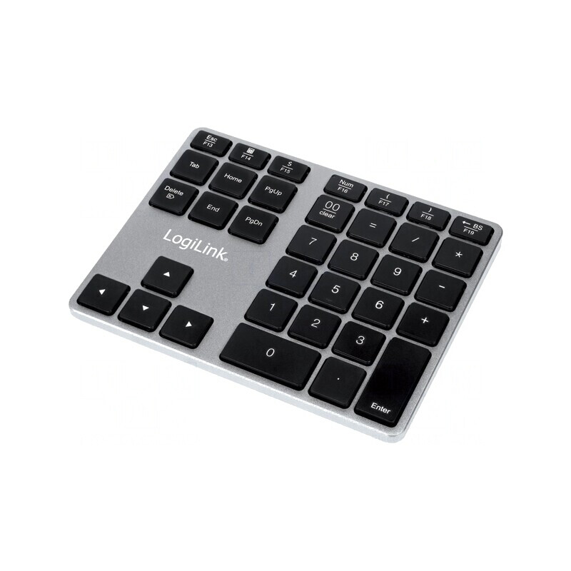 Tastatură fără fir Bluetooth neagră 10m | Electronic-mag.ro | Componente Electronice