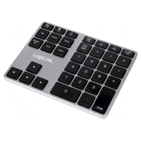 Tastatură fără fir Bluetooth neagră 10m | Electronic-mag.ro | Componente Electronice