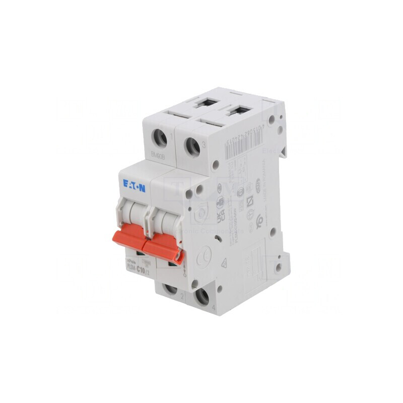 Întrerupător Supracurent 10A 2 Poli 10kA 230/400VAC | Electronic-mag.ro | Componente Electronice