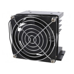 Radiator Aluminiu Negru 106x80x96mm | Electronic-mag.ro | Componente Electronice