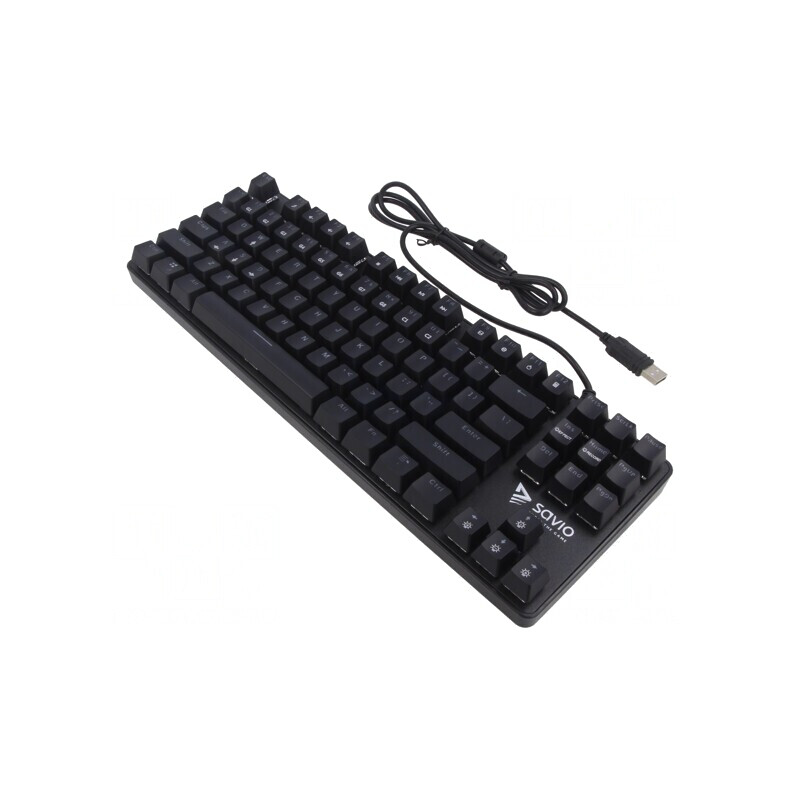 Tastatură USB A Neagră/Roșie 1.8m US Layout | Electronic-mag.ro | Componente Electronice Tastatură USB A Neagră/Roșie 1.8m US Layout | Electronic-mag.ro | Componente Electronice