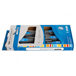 Kit Șurubelnițe Pozidriv și Plate TBI - 5 Bucăți | Electronic-mag.ro | Componente Electronice