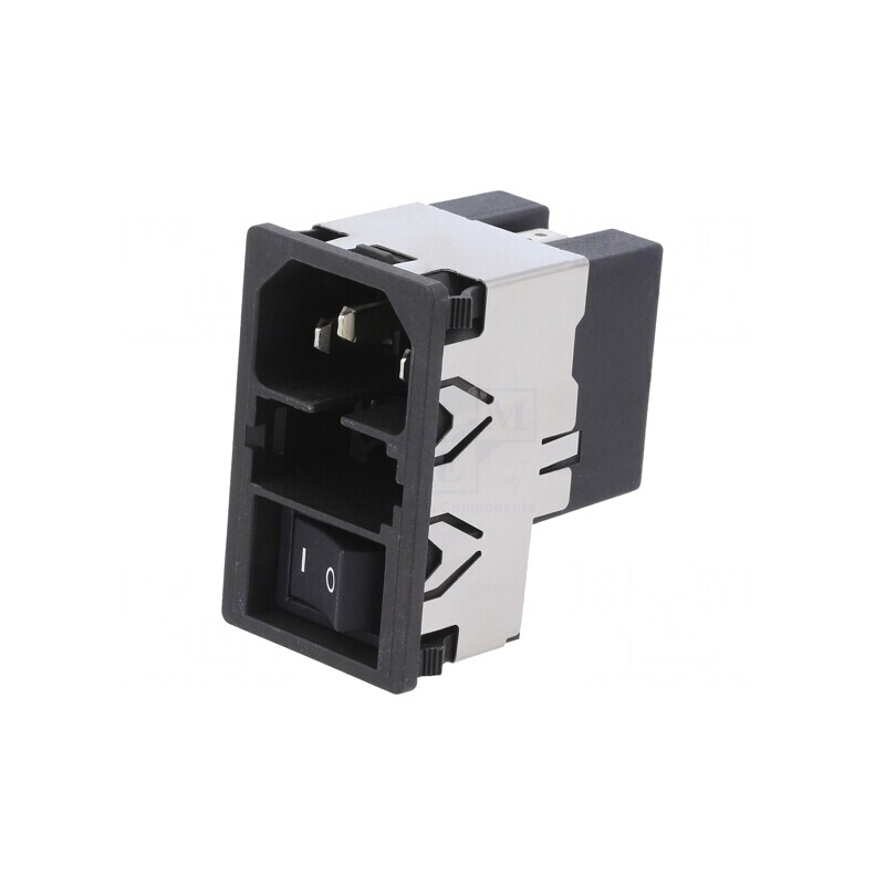 Conector Alimentare AC Soclu Tată 4A 250VAC IEC 60320 KMF | Electronic-mag.ro | Componente Electronice Conector Alimentare AC Soclu Tată 4A 250VAC IEC 60320 KMF | Electronic-mag.ro | Componente Electronice