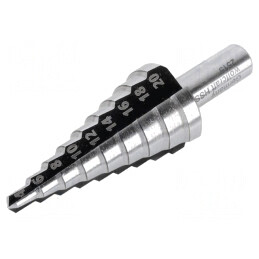 Burghiu HSS Ø4-20mm 8mm 44mm | Electronic-mag.ro | Componente Electronice