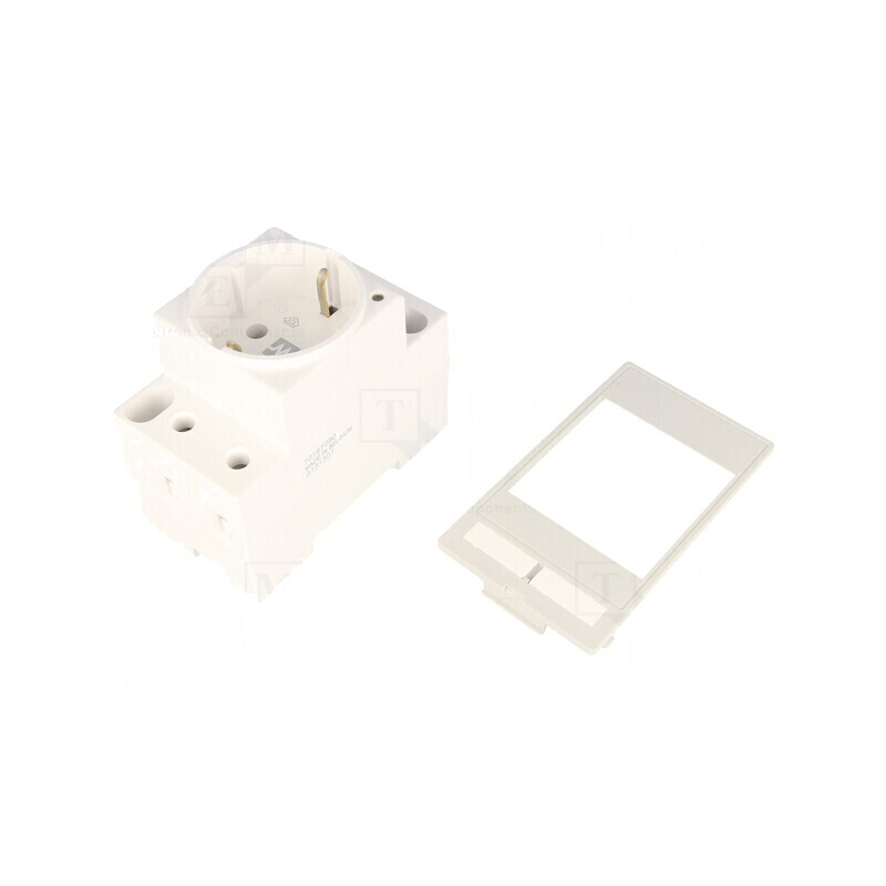 Soclu E 250VAC 16A IP20 Panou Furcă 6mm 62mm | Electronic-mag.ro | Componente Electronice