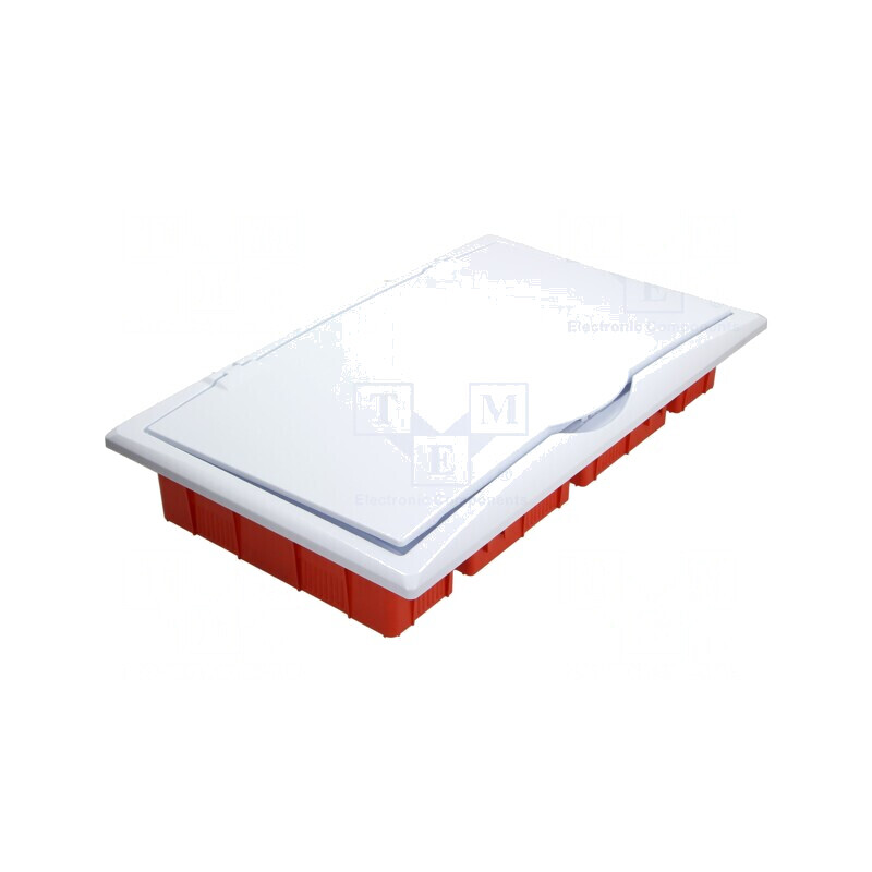 Carcasă pentru aparatură modulară IP40 în perete albă 400V | Electronic-mag.ro | Componente Electronice