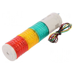 Coloană Semnalizare LED Roşu/Ambră/Verde | Electronic-mag.ro | Componente Electronice