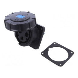 Conector alimentare AC trifazat 63A 230V IP67 mamă | Electronic-mag.ro | Componente Electronice