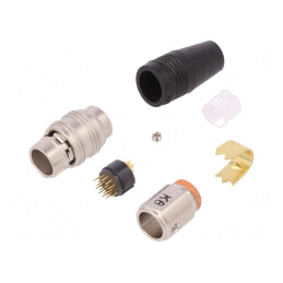 Conector Circular Mufă HR25 Tată 20 Pin Aurit 1A | Electronic-mag.ro | Componente Electronice