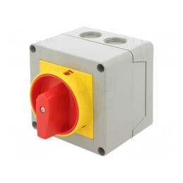 Comutator cu Came 2 Pozitii 16A 0-1 Carcasa 4 Poli | Electronic-mag.ro | Componente Electronice
