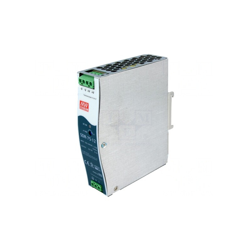 Alimentator pulsatoriu 75,6W 12V 6,3A DIN SDR-75-12 | Electronic-mag.ro | Componente Electronice Alimentator pulsatoriu 75,6W 12V 6,3A DIN SDR-75-12 | Electronic-mag.ro | Componente Electronice