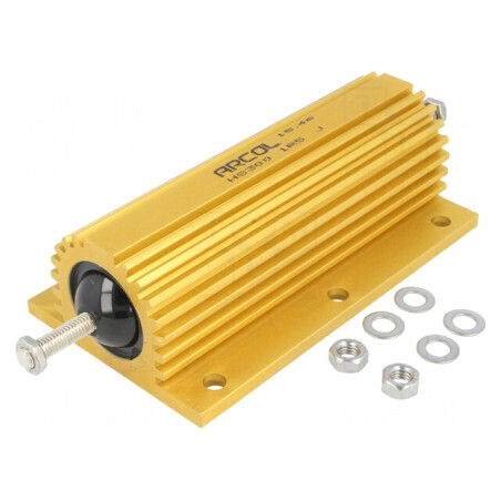 Rezistor Bobinat 1,5Ω 300W cu Radiator | Electronic-mag.ro | Componente Electronice
