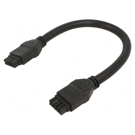Cablu Mega-Fit 10 PIN 0,5m 10A PVC aurit | Electronic-mag.ro | Componente Electronice