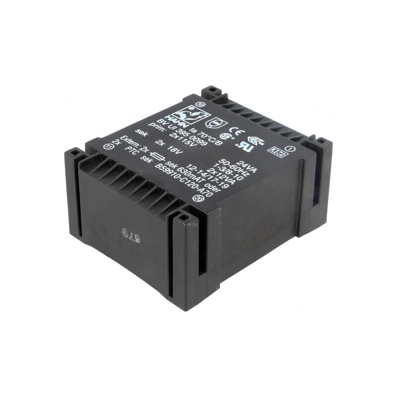 Transformator încapsulat 24VA 18V 666mA | Electronic-mag.ro | Componente Electronice